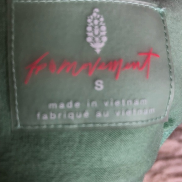 Free People Movement | Hot Shot Onesie | Mint Green | Size Small - Picture 5 of 6